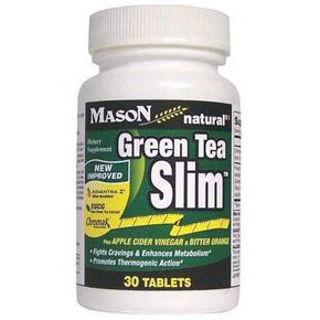 Mason Natural Green Tea Slim, 30 Tablets, Mason Natural