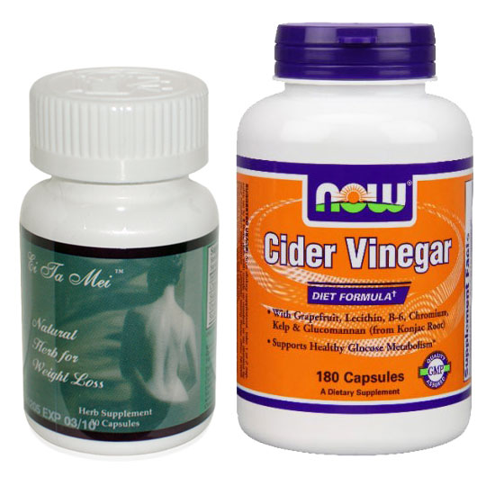 Special Combo: Greenvalley Ei Ta Mei + NOW Cider Vinegar Diet Formula, Together for Better Results