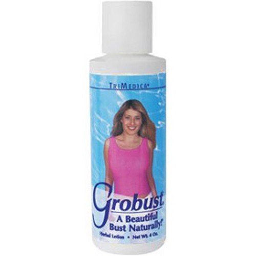 Grobust Lotion 4 oz, Natural Breast Enhancement from TriMedica