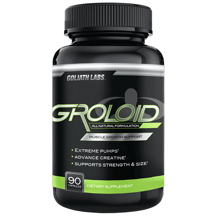 Groloid, Extreme Muscle Growth, 90 Capsules, Goliath Labs