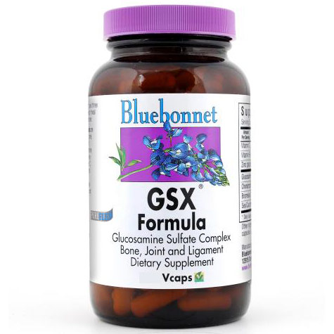 GSX Formula, Glucosamine Sulfate Complex, 120 Vcaps, Bluebonnet Nutrition