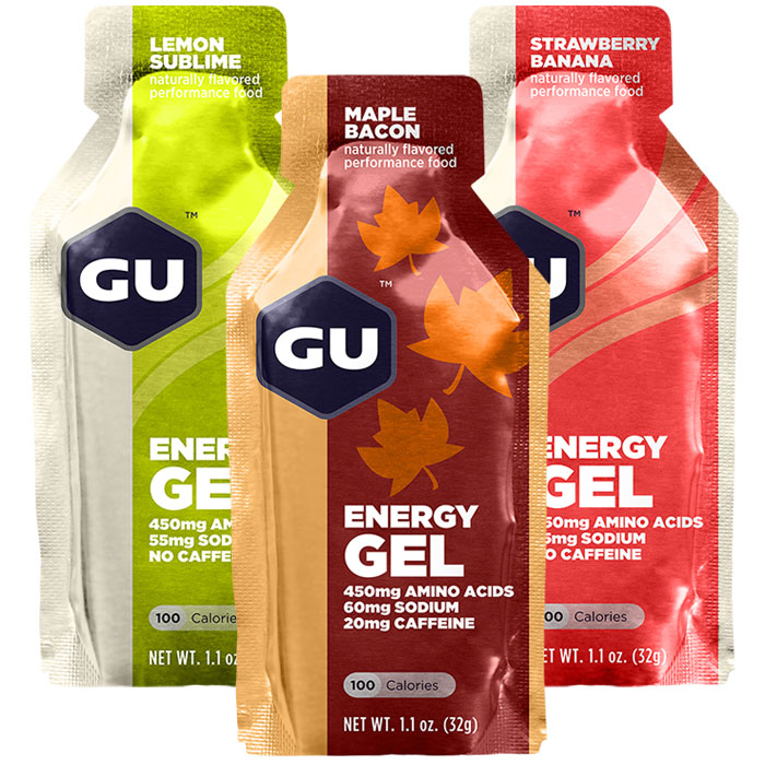 GU Energy Gel, Nautrally Flavored Performance Food, 24 Packets/Box
