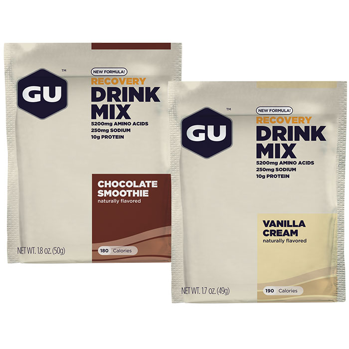 GU Recovery Drink Mix Packs (formerly Brew Recovery), 12 Packets/Box