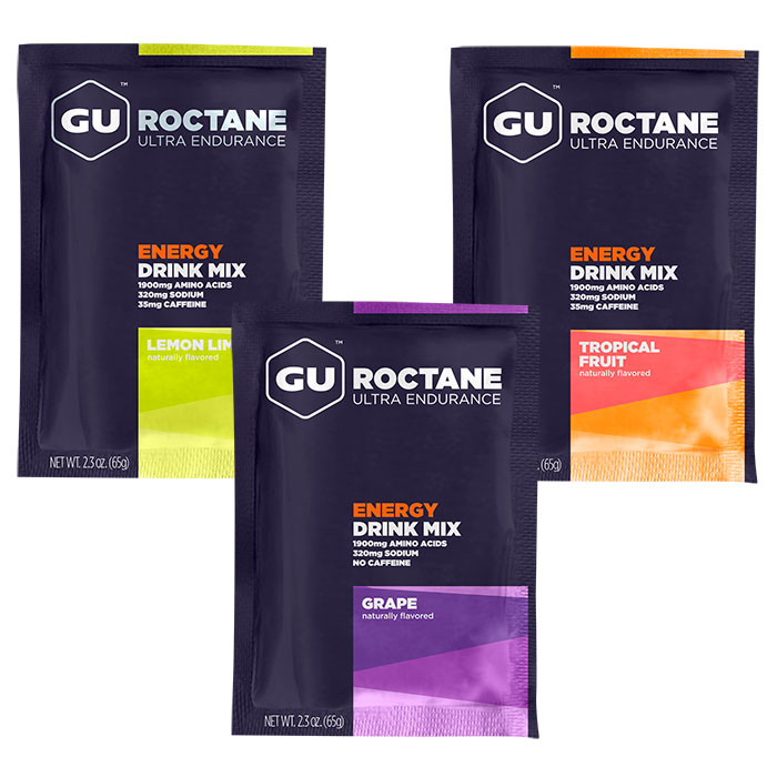 GU Roctane Energy Drink Mix Packs, Ultra Endurance, 10 Packets/Box