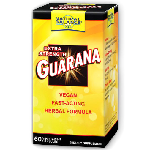 Guarana, Extra Strength, 60 Capsules, Natural Balance