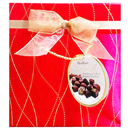 Gudrun Assorted Belgian Chocolates Gift Box, 18.34 oz (1.14 lb)