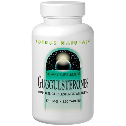 Guggulsterones Guggul Extract, 120 Tablets, Source Naturals