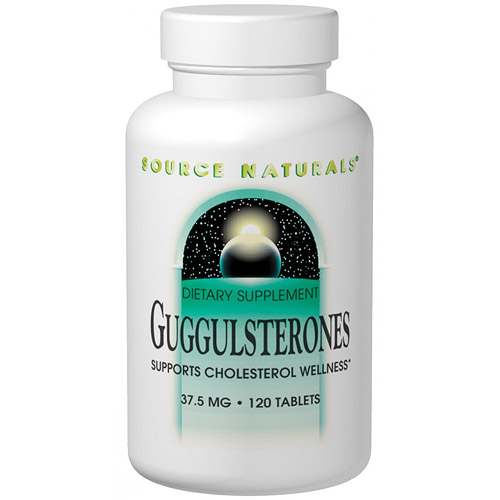 Guggulsterones Guggul Extract, 60 Tablets, Source Naturals