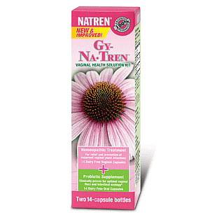 Gy-Na-Tren, Vaginal Health Solution Kit, 14 + 14 Capsules, Natren