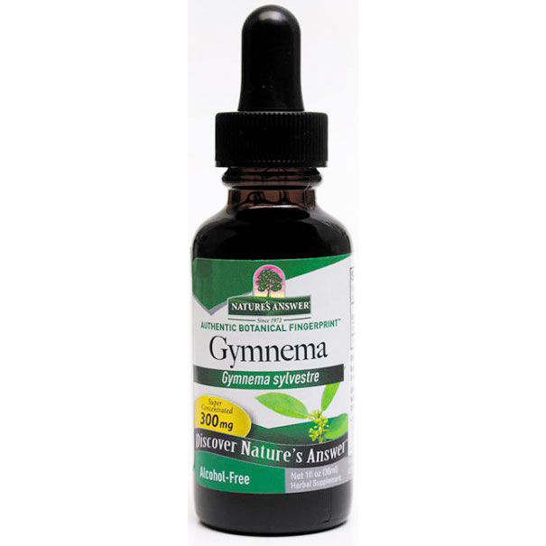 Gymnema Extract Liquid Alcohol-Free, 1 oz, Natures Answer