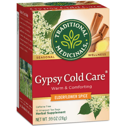 Gypsy Cold Care Tea 16 bags, Traditional Medicinals Teas