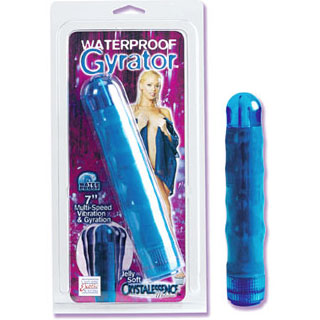 Waterproof Gyrator Vibrator - Blue Ripple 7 Inch, California Exotic Novelties