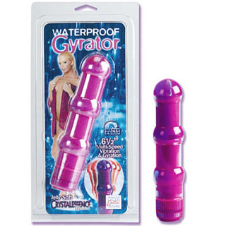 Waterproof Gyrator Vibrator - Purple Probe 6.5 Inch, California Exotic Novelties