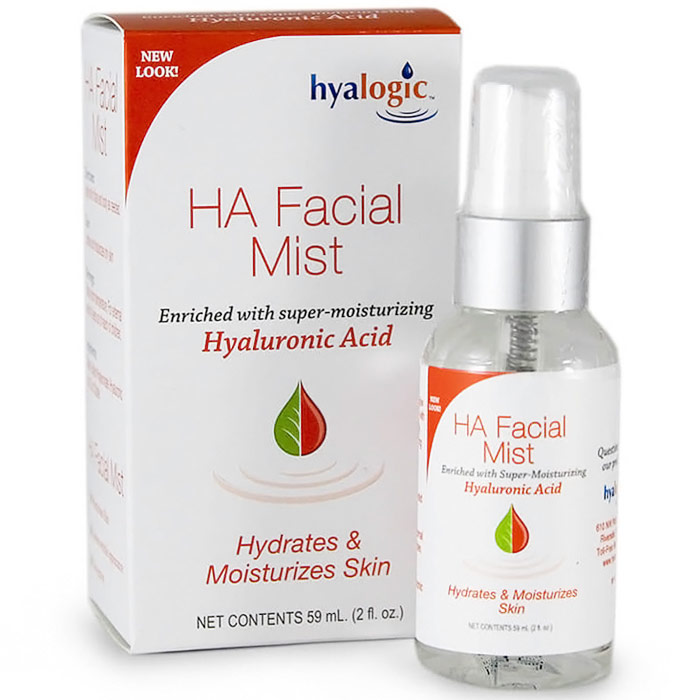HA Facial Mist, with Hyaluronic Acid, 2 oz, Hyalogic