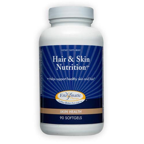 Enzymatic Therapy Hair & Skin Nutrition, 90 Softgels, Enzymatic Therapy