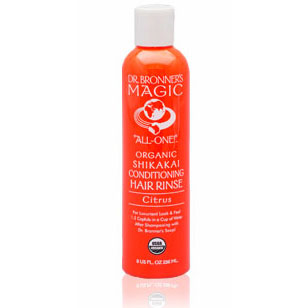 Dr. Bronner's Magic Soaps Hair Conditioning Rinse Citrus, 8 oz, Dr. Bronner's Magic Soaps
