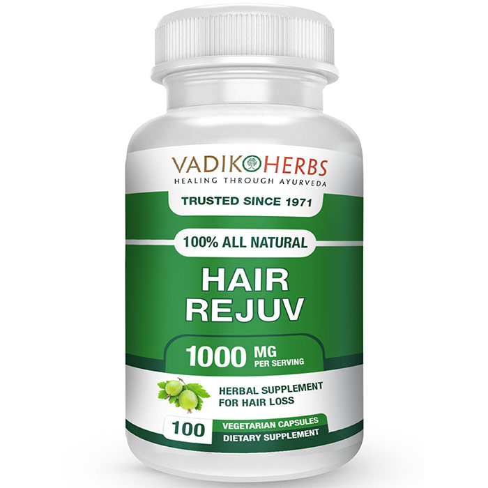 Hair Rejuv, 60 Capsules, Vadik Herbs (Bazaar of India)