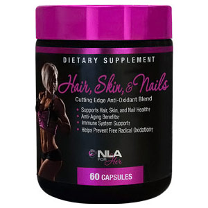 Hair, Skin & Nails, Anti-Oxidant Blend, 60 Capsules, NLA for Her