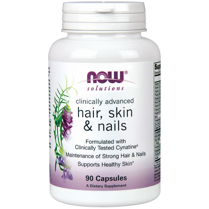Hair, Skin & Nails, Clinically Advanced, 90 Capsules, NOW Foods
