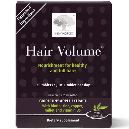 Hair Volume, Supplement for Healthy Hair & Scalp, 30 Tablets, New Nordic