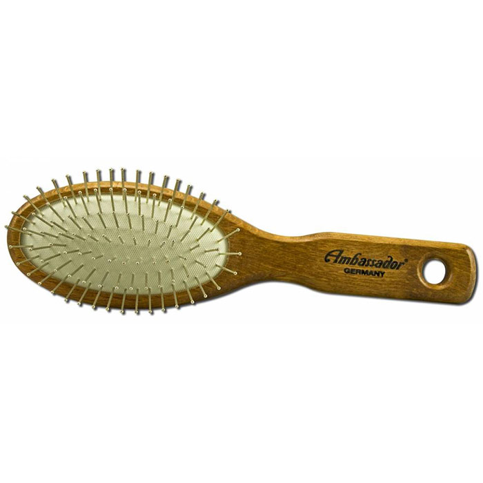 Hairbrush Wood Small w/Steel Pins 5112, Fuchs Brushes