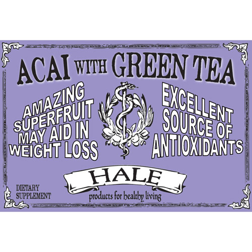 unknown Hale Acai with Green Tea, 60 Capsules, EZVille