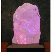 Halite Feng Shui Salt Crystal Lamp with LED Light Base & Adapter, 1 ct, Aloha Bay