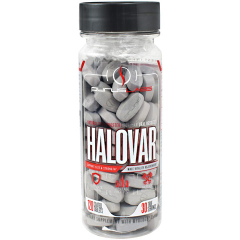 Halovar, Natural Male Hormone Booster, 120 Coated Tablets, Purus Labs