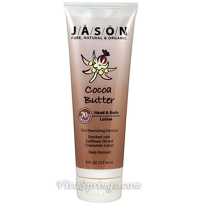 Jason Natural Hand & Body Lotion Cocoa Butter 8 oz, Jason Natural