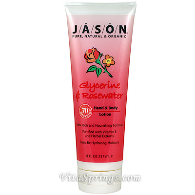 Herbal Balance on Body Lotion Glycerine Rosewater 8 Oz  Jason Natural   Finest Vitamins