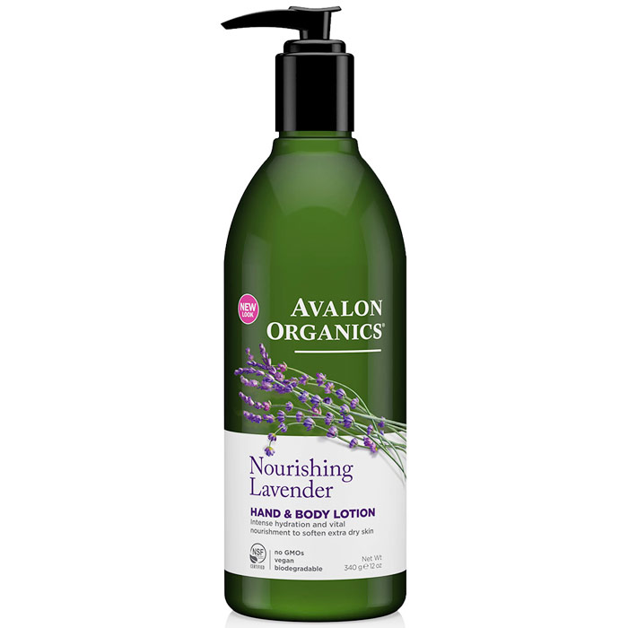 Hand & Body Lotion Organic Lavender 12 oz, Avalon Organics