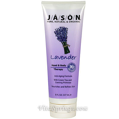 Hand & Body Therapy Lotion Lavender 8 oz, Jason Natural