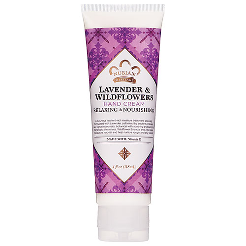 Hand Cream - Lavender & Wildflowers, 4 oz, Nubian Heritage