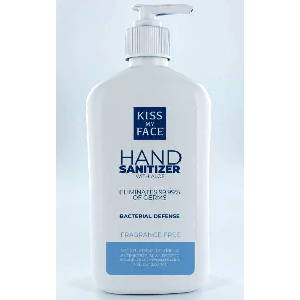 Hand Sanitizer Gel with Aloe, 17 oz, Kiss My Face