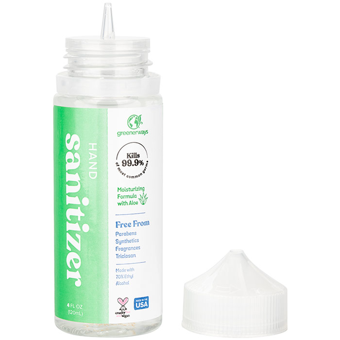 Hand Sanitizer, 4 oz, Greenerways LLC