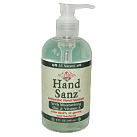 Hand Sanz with Aloe & Vitamin E, Antiseptic Hand Sanitizer, 8 oz, All Terrain