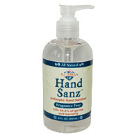 Hand Sanz, Antiseptic Hand Sanitizer, Fragrance Free, 8 oz, All Terrain
