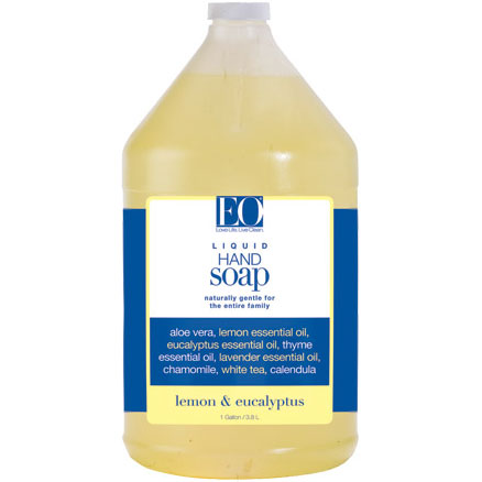 EO Products Liquid Hand Soap - Lemon & Eucalyptus, Refill, 1 Gallon