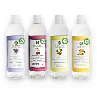 Organic Indulgence Foaming Hand Wash Refill, French Lavender & Plumeria, 16 oz, Organic Indulgence