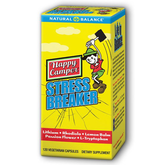 Happy Camper Stress Breaker, 120 Vegetarian Capsules, Natural Balance