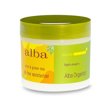 Alba Botanica Hawaiian Aloe & Green Tea Oil-Free Moisturizer 3 oz Cream from Alba Botanica