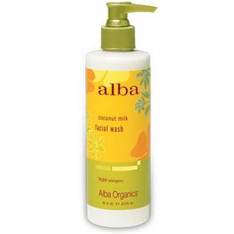 Hawaiian Coconut Milk Facial Wash 8 oz from Alba Botanica