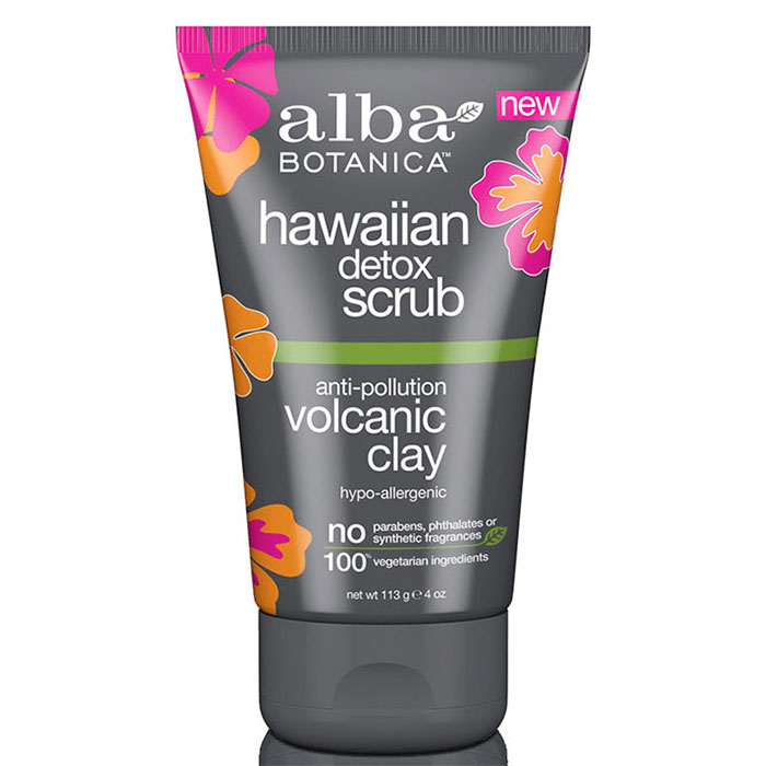Hawaiian Detox Scrub, Facial Skin Detoxifying, 4 oz, Alba Botanica