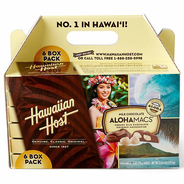 Hawaiian Host Aloha Macs, Milk Chocolate Covered Macadamias, 42 oz (1190 g)