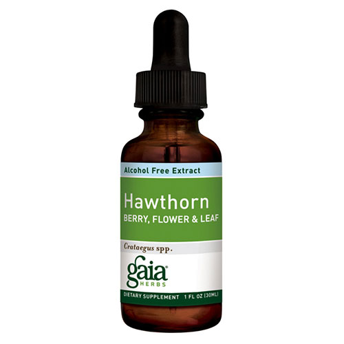 Gaia Herbs Hawthorn Berry, Flower & Leaf Liquid, Alcohol Free, 2 oz, Gaia Herbs