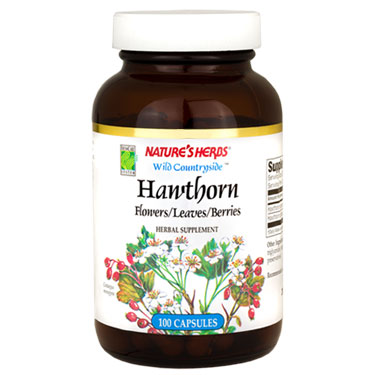 Hawthorn Flower / Leaf / Berries, 100 Capsules, Natures Herbs
