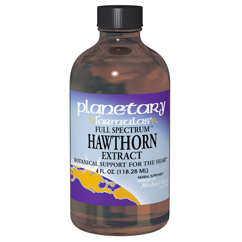Hawthorn Liquid Extract Full Spectrum 4 fl oz, Planetary Herbals