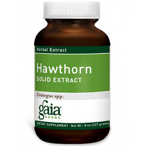Gaia Herbs Hawthorn Solid Extract Liquid, 4 oz, Gaia Herbs