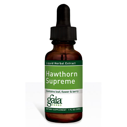 Hawthorn Supreme Liquid, 1 oz, Gaia Herbs
