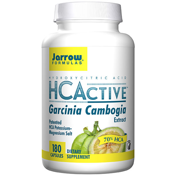 HCActive Garcinia Cambogia Extract, 180 Vegetarian Capsules, Jarrow Formulas